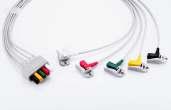 Latex free ECG EV610 0010-30-1377 ECG trunk cable: 3-lead, Neo, 6 Pin,