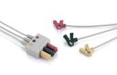 6 m EL6308B 0010-30-4901 3-Lead ECG wires,