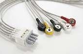 0010-30-4903 1-Lead ECG limb wires, Clip,
