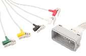 6 m EY6303A 040-00114-00 3-Lead ECG wires, Telemetry, IEC, Clip, Adu/Ped, 0.