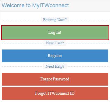 Log In Non-US employees will log in and maintain their personal information using MyITWconnect or links associated to their ITWconnect IDs.