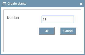 In order to drill down to plant resolution, select one or several