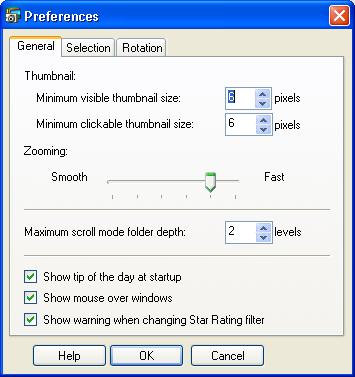 Appendices Customizing Preferences (1/2) ZoomBrowser EX provides a variety of preference settings that you can customize to make the program work the way you like.