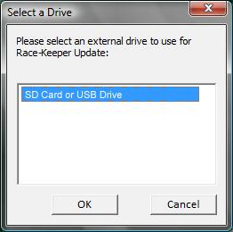Insert a blank SD or USB, select the SD or USB, and click OK to save the update file to SD or USB 6.