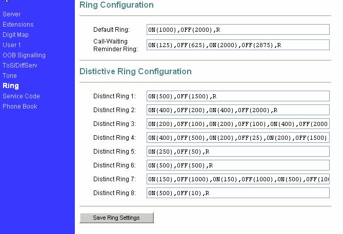 2.3.7 Ring Set different user s ring tone, co-work