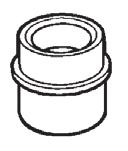 no gasket FITTING CLEANOUT ADAPTER (Spigot x FPT) 9 17