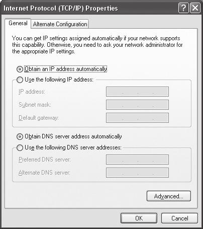 Run Internet Explorer and enter the IP address of <Default Gateway> in the