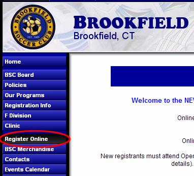 BSC Online Registration Guide The online registration pages are designed as a self-guided, self-explanatory set of forms, but if you encounter any issues during online registration or you are not