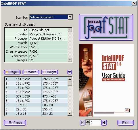 IntelliPDF STAT 1.0 User Guide 11 2. WORKING WITH PLUG-IN 2.