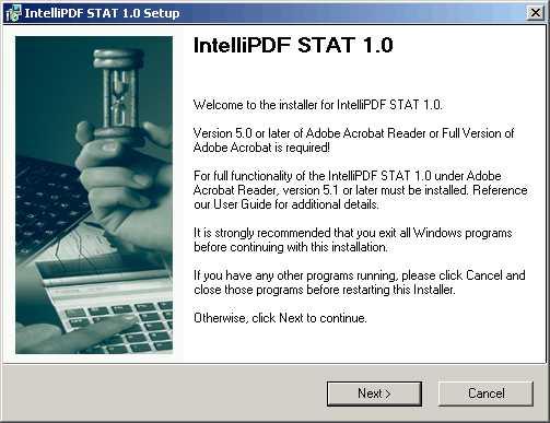 IntelliPDF STAT 1.0 User Guide 5 1.