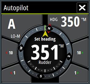 Autopilot controller Mode selection Turn pattern