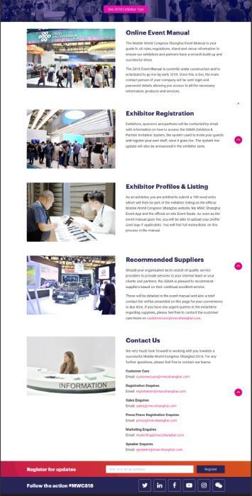 Exhibitor Communications Monthly Exhibitor ebulletin The monthly Exhibitor ebulletin is sent to you via email every month It contains all important