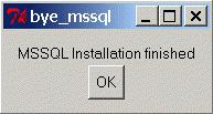 Close this window and click OK in the window shown above to allow the Eigner PLM installation to continue.