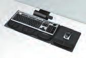 8036001 Compact Keyboard Tray Provides comfort and maneuverability for smaller workspaces.