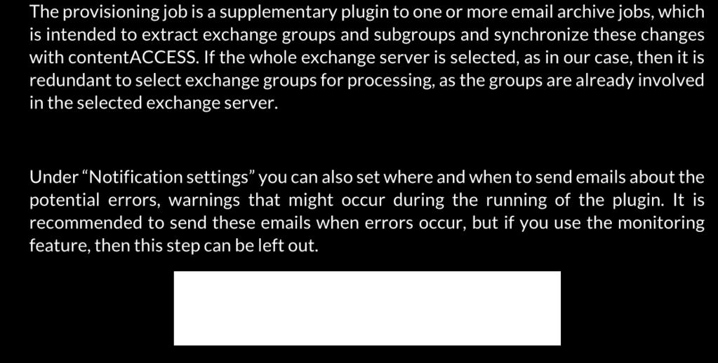 potential system and job misconfigurations), and c) under Exchange servers click on + select and add Office 365 to the list. Important!