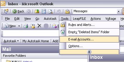 Outlook Two Accounts