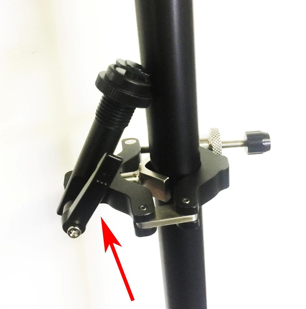 2017 HI-POD INC. (PAGE 17) If you leave the bracket on when putting the unit away, loosen the ratchet and turn both it and the mounting tip back in towards the pole.