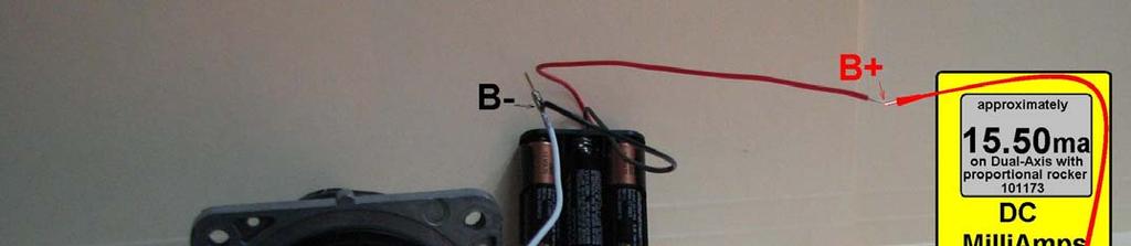 Static State Current Measurement for 101173: Set the Multimeter to read MilliAmp DC Current.