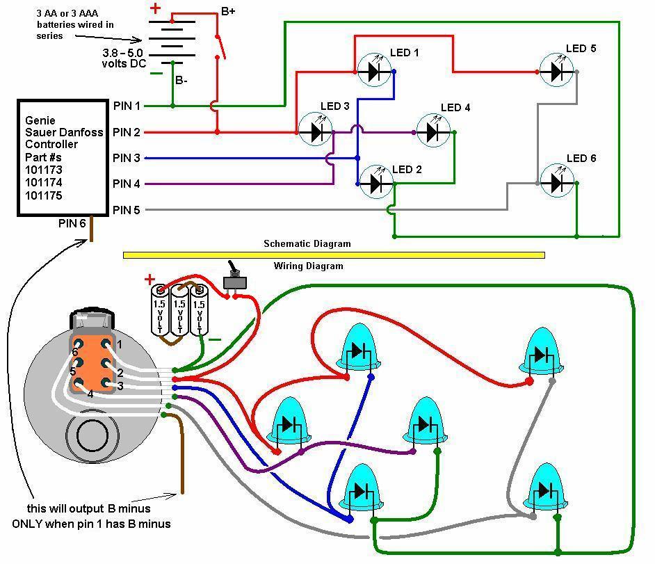 Schematic and Wiring Diagram for Diagnostic Tool Remember that the LEDs need to be 4.