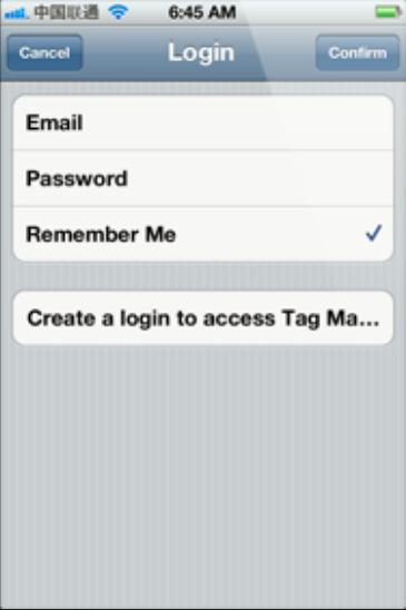 1 ios App User Manual Install our iphone/ipad app from AppStore by searching "Wireless Tag List".