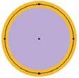 To constrain the ellipse to a perfect circle, hold down the Shift key as you drag. To make the center of the circle the origin point as you drag, hold down the Option key (PC: Alt key) as well.