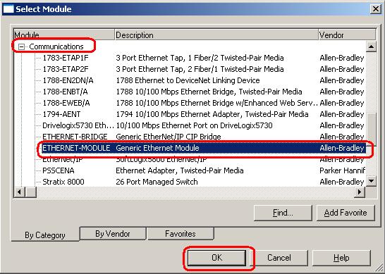 Configure the IP address of the CompactLogix as 192.168.1.77 using RSLogix 5000 (as an example IP Address). 3.