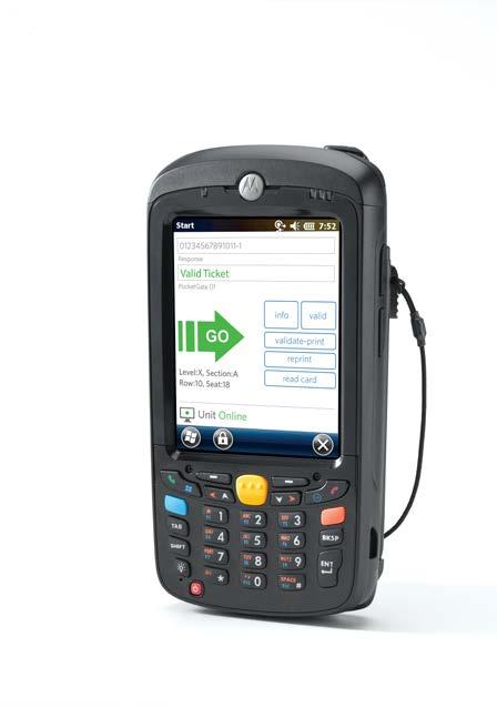 Mobile Validation Terminal PocketGate Working in concert with our GateLink0 software, the PocketGate-MVT is a portable mobile terminal that allows attendants to validate entry credentials and provide