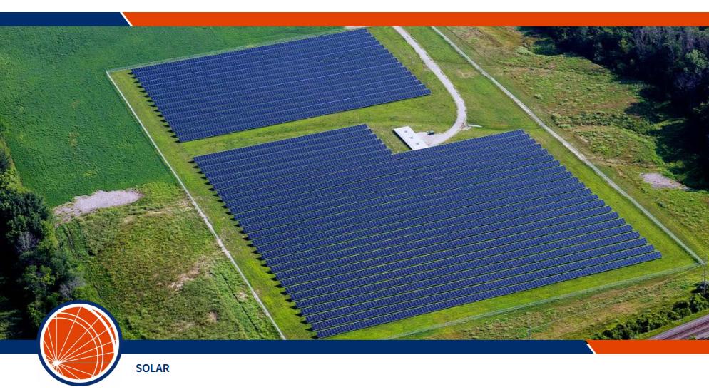 City of Bryan Bryan, OH As one of the state s largest solar installations, this 2011 project involved the design/build and