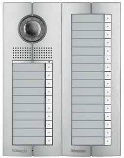 D45 SYSTEM ENTRANCE PANEL OVERVIEW Three different entrance panels to meet different needs: DIGITAL CALL ENTRANCE PANEL Digital call keypad for large buildings