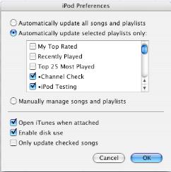 open the ipod Preferences. 6.