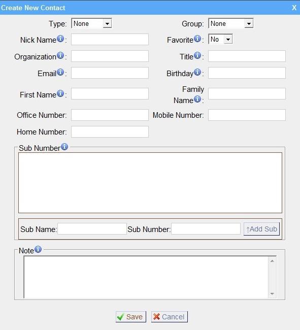 Office Number Input the office number here Mobile Number Input the mobile number here Home Number Input the home number here Sub Number Add