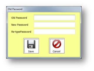 Click on Change Password 3. Key in your old password.