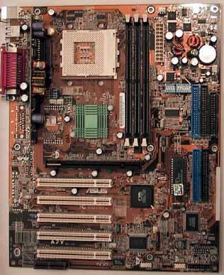 motherboard, which connects