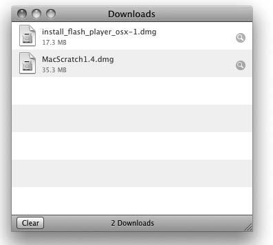 Scratch 1.4 E-377 Figure B.4 Downloading Scratch 1.4 on Mac OS X. The Scratch 1.4 window appears.