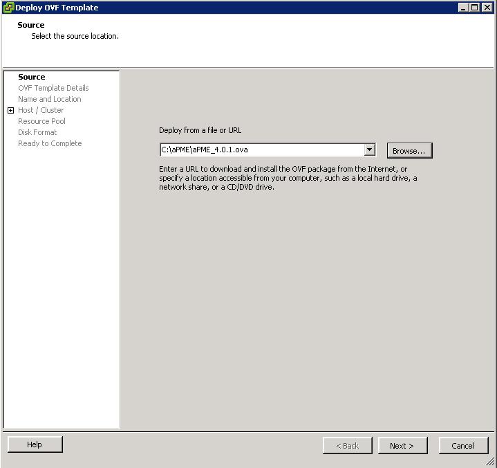 Step 1 - Download the latest akkadian Provisioning Manage Express 4.5 OVA to a location accessible by the vsphere client.