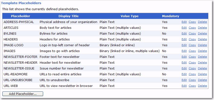Section 5 Creating Customized Message Templates make this process simpler for the user, LISTSERV Maestro highlights the currently selected placeholder in the preview.