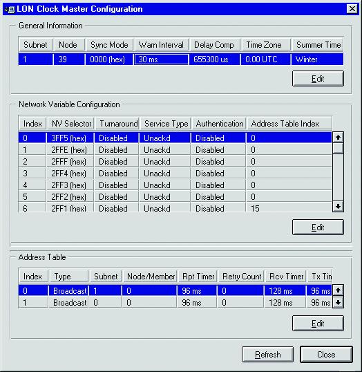 SYS 600 9.3 MicroSCADA Pro 1MRS756638 The appropriate configuration page opens and you can change the settings.