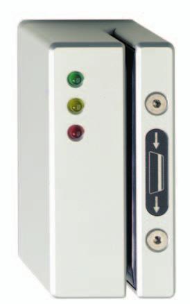 Readers Page : 8 Magstripe Card Reader Without Keypad. Track 2 is Used ACI606S18 ACI606S18 Magstripe Reader ACI606S18 reader to be mounted beside the door to be controlled.
