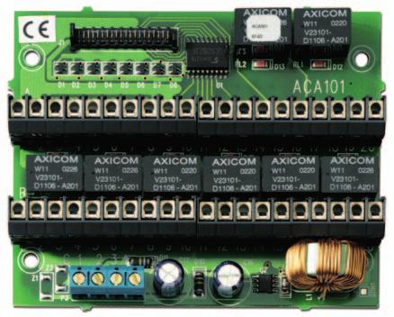 Accessories Page : 80 Relay Card for Expansion of In/Outputs ACA101 Relay Card for the ACC Controllers The relay card enables expansion of the system inputs and outputs and is freely programmable via