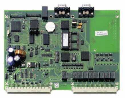 Service Item Page : 89 PCB Board of a 4 Door Controller Unit MBCACC4 ACC4 Mainboard Service item Current consumption ACC 1 ACC 4 12 VDC / 24 VDC 240 ma / 173 ma 634 ma / 393 ma Cable Controller to