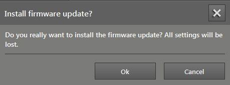 8.1.5 Installing a firmware update The ifm Vision Assistant can be used to update the firmware of the device. Settings saved on the device get lost when the firmware is updated.