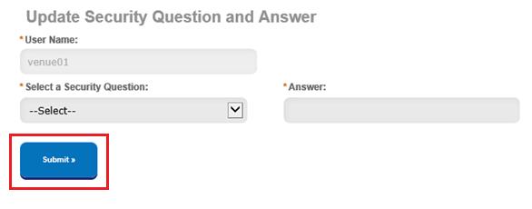 security question and the user should answer the