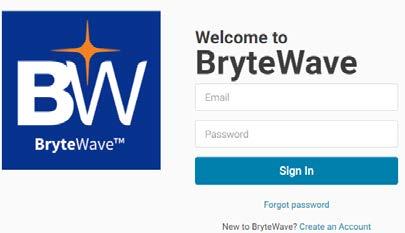 31 4. You will be directed to the BryteWave Welcome page 5. If you are new to VitalSource, follow these steps. a. Click Create an account b.