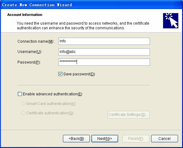 802.1x Configuration Examples Chapter 3 Enterprise Network Access Authentication Configuration Example Figure 3-17 Create an 802.