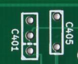 Capacitors Designator Value Type C402 10n Ceramic C401 C201, C202, C204, C205, C208, C211, C302, C303, C403, C404,