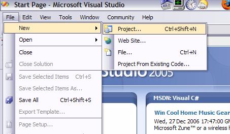 Visual Studio Creating a Console App Before we can write the simplest of programs, we need to become familiar with the Visual Studio development environment.