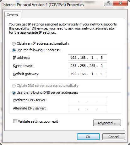 network via console access 192.168.1.2 The MGMT port is going to give you access to the GUI.