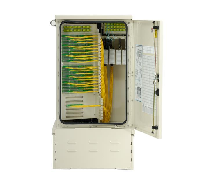 INDOOR/OUTDOOR FIBER ENCLOSURES FIBER MANAGEMENT Fibers cabinets are for intuitive and efficient