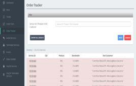 Order Tracker User can track the progress of the order from the Order Tracker menu.