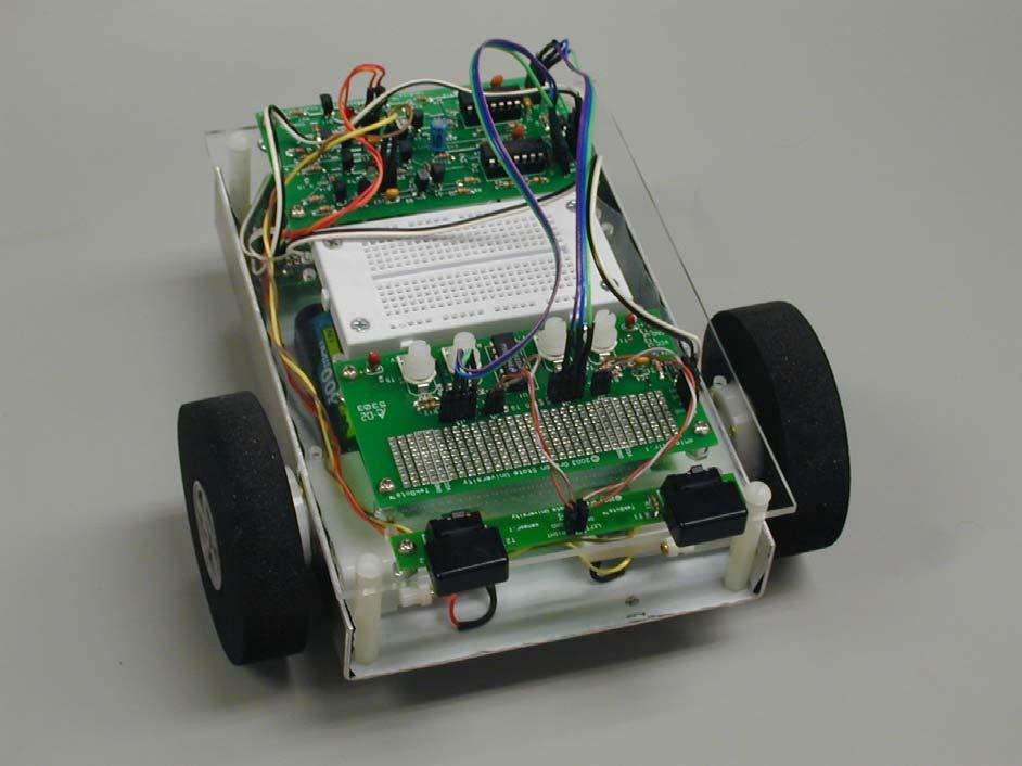 Figure 4. Completed TekBot Copyright 2006 University of Nebraska This document is based on documents that are the property of Oregon State University and the School of EECS.